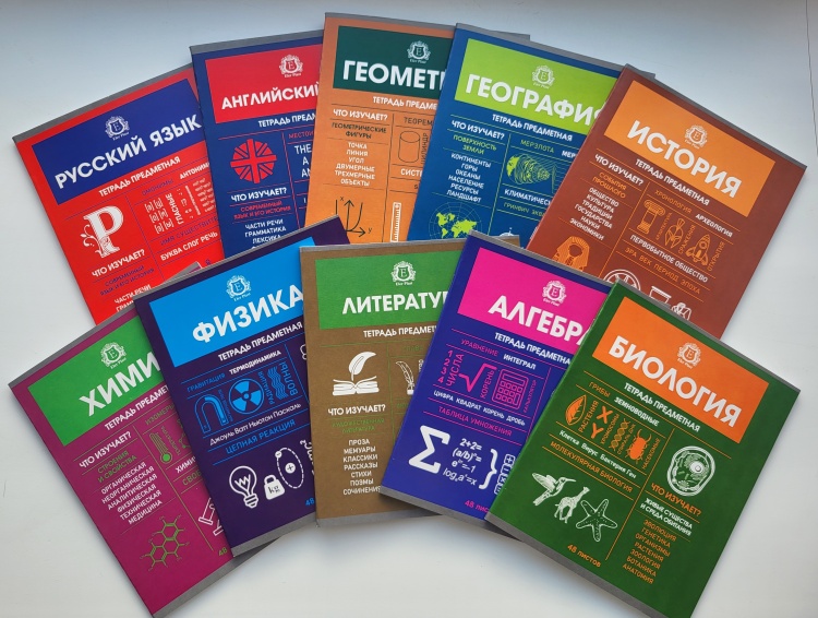 Набор предметных тетрадей Формулы, 48 л, А5, комбинированная, твердая обложка, 1шт